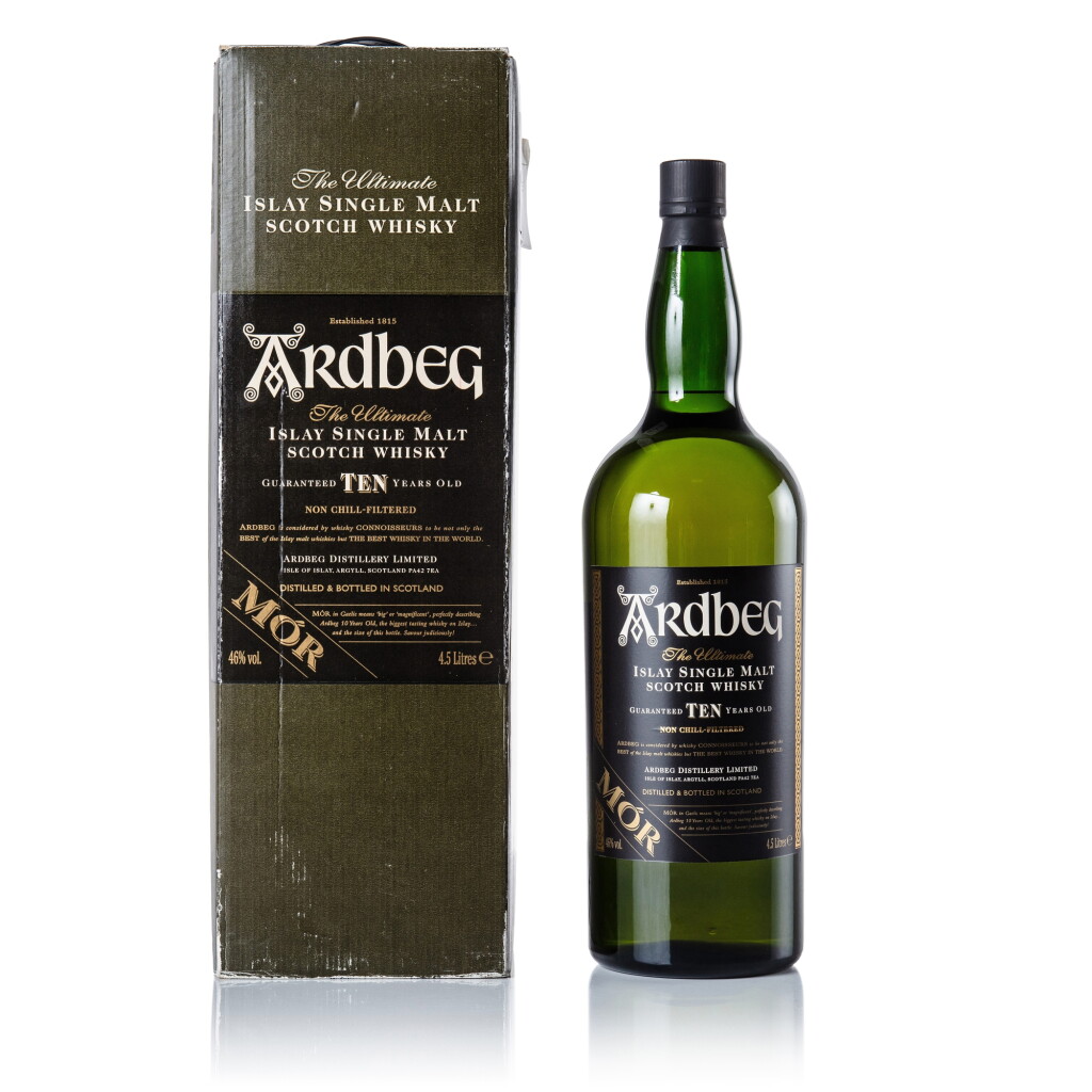 View full screen - View 1 of Lot 78. Ardbeg Mór 10 Year Old 46.0 abv NV (1 BT 4.5 Litre).