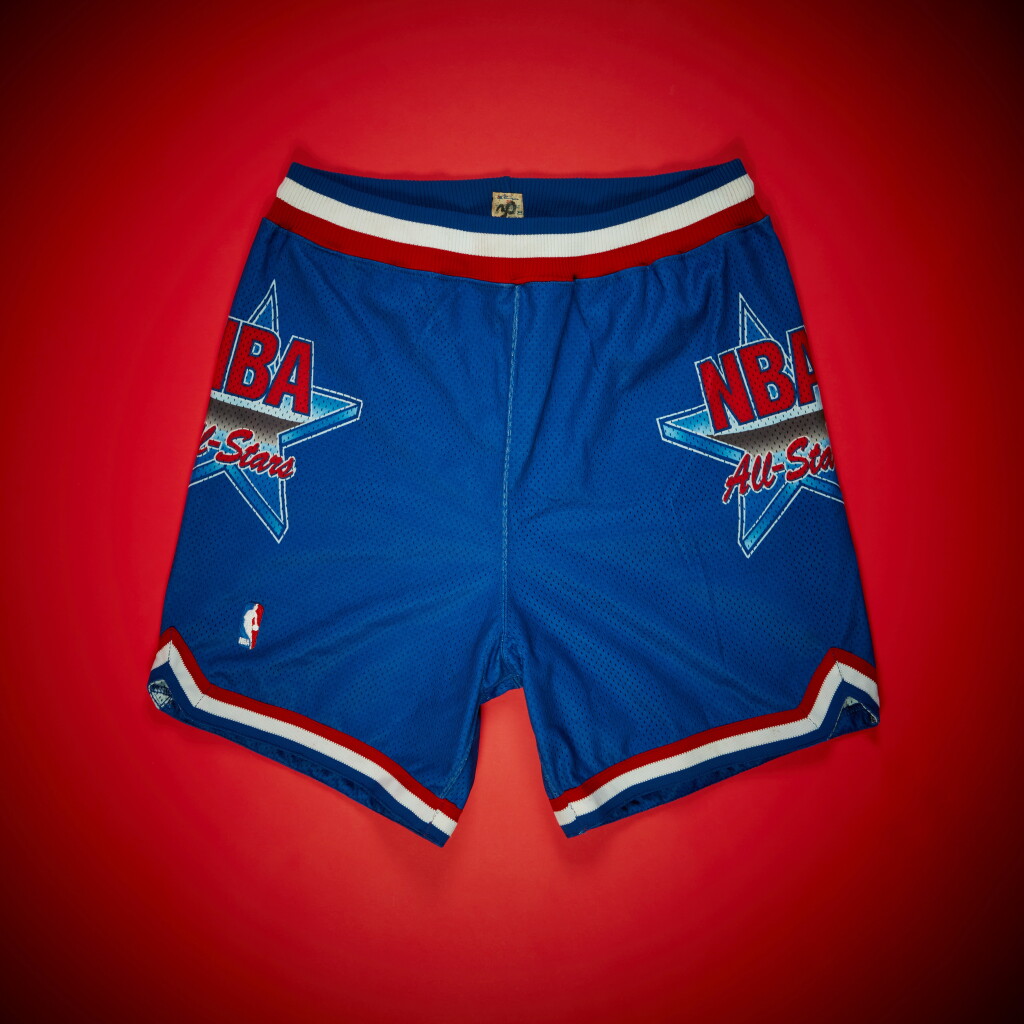 View full screen - View 1 of Lot 65. Scottie Pippen 1993 NBA All-Star Game Worn Shorts.