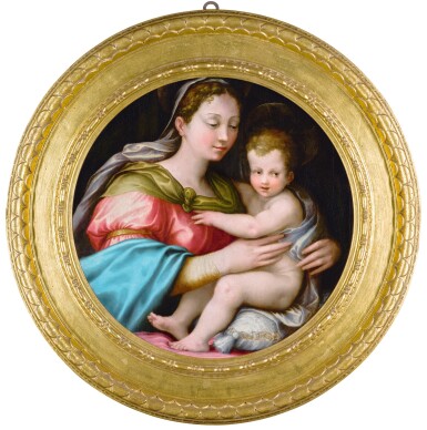 View full screen - View 1 of Lot 37. FRANCESCO DE' ROSSI, CALLED FRANCESCO SALVIATI | MADONNA AND CHILD.