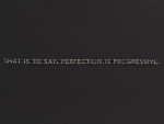 THAT IS TO SAY, PERFECTION IS PROGRESSIVE.