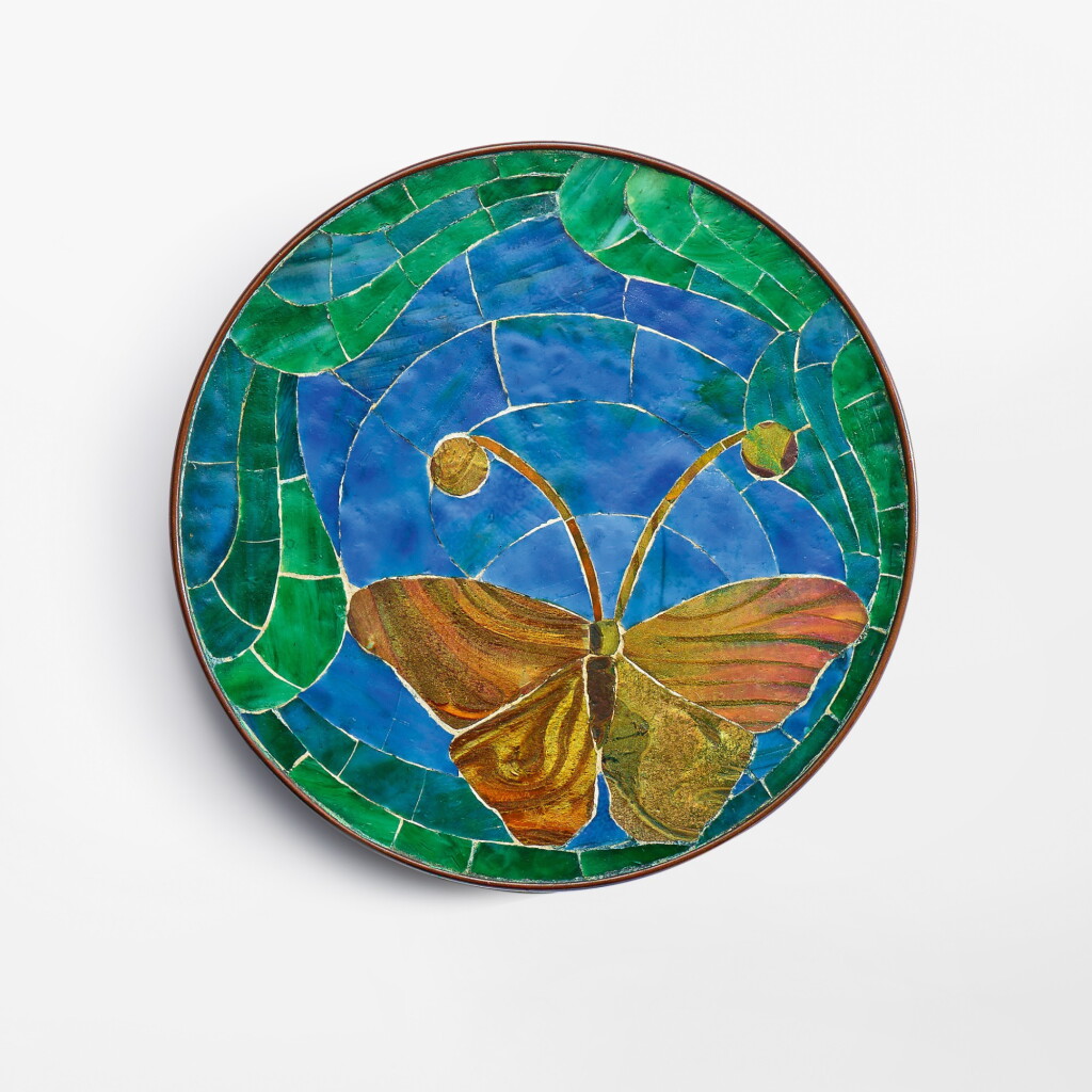 View full screen - View 1 of Lot 14. “Butterfly” Trivet.