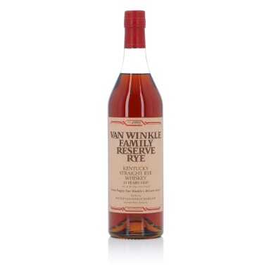 View full screen - View 1 of Lot 598. Van Winkle 13 Year Old Family Reserve Rye 95.6 Proof NV (1 Bottle 75cl).