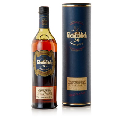 View full screen - View 1 of Lot 6583. Glenfiddich 30 Year Old 40.0 abv NV (1 BT70).