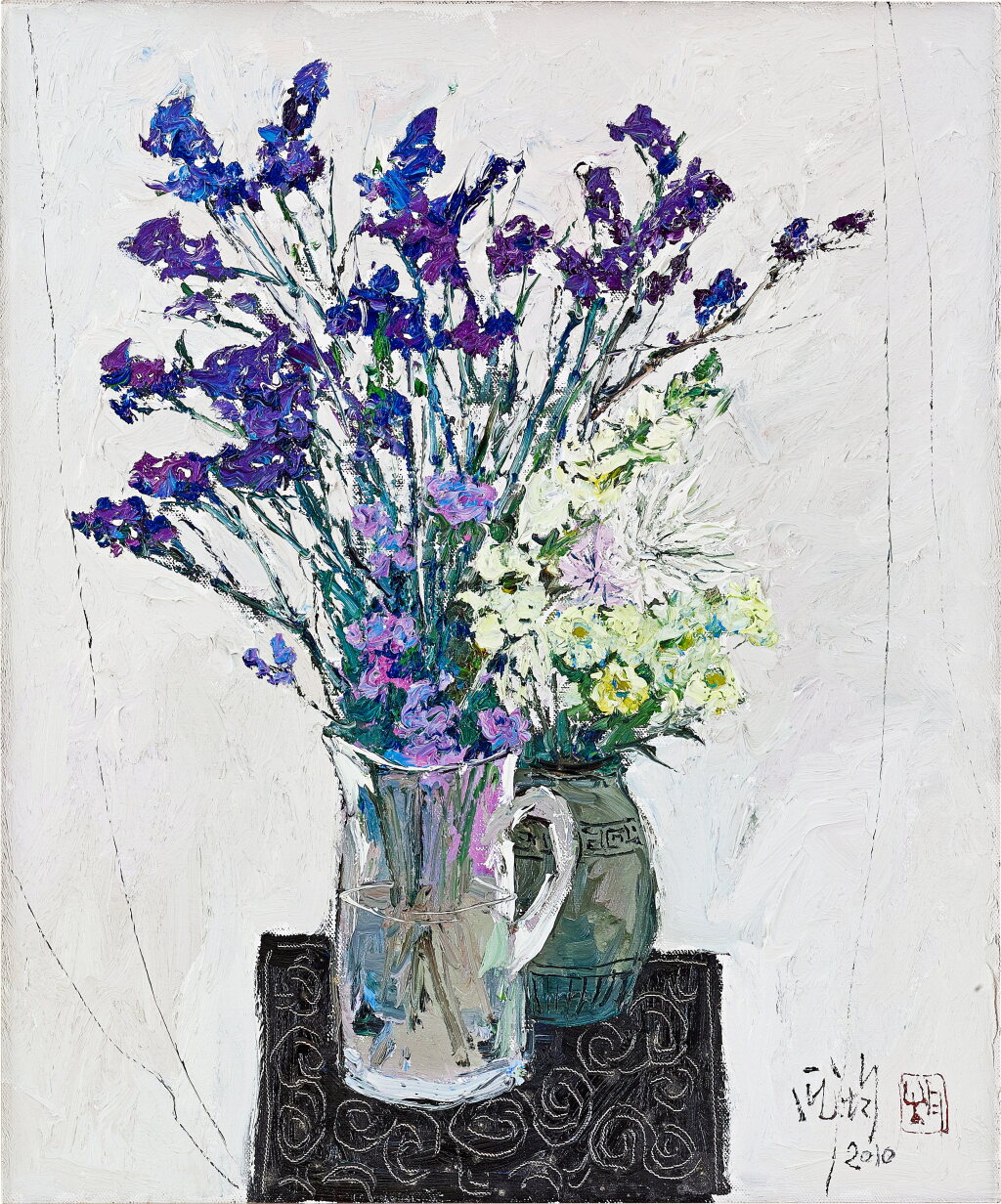 Voir en plein écran - Voir 1 du lot 525. Pang Jiun 龎均 | Flowers 瓶花.