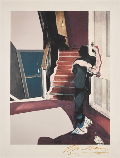View full screen - View 1 of Lot 75. Triptych (In Memory of George Dyer): One Print (S. 33; T. 6).