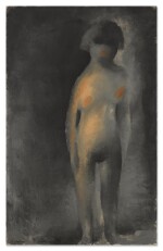 Nu gris de face