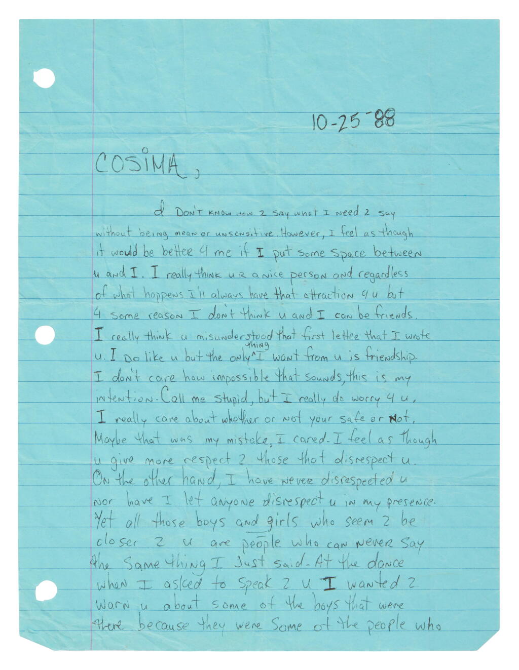 View full screen - View 1 of Lot 69. Tupac Shakur.
