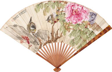 View full screen - View 1 of Lot 2606. 程璋 富貴白頭 | Cheng Zhang, Birds and Peonies.