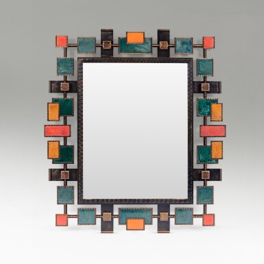 View full screen - View 1 of Lot 21. Miroir, pièce unique.