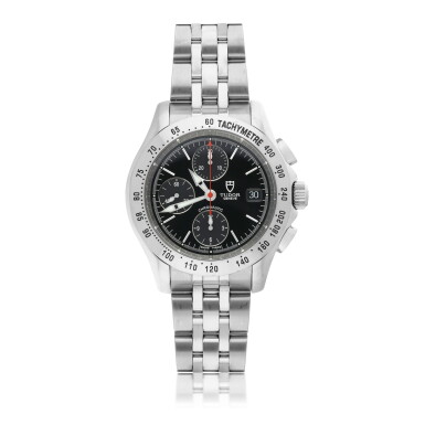 View full screen - View 1 of Lot 179. TUDOR | REF 79380 CHRONAUTIC, A STAINLESS STEEL AUTOMATIC CHRONOGRAPH WRISTWATCH WITH DATE AND BRACELET CIRCA 2000.
