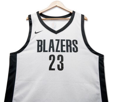 View full screen - View 1 of Lot 7. Donovan Clingan Portland Trail Blazers 2024 NBA Summer League Game Worn Jersey | NBA Summer League Debut .