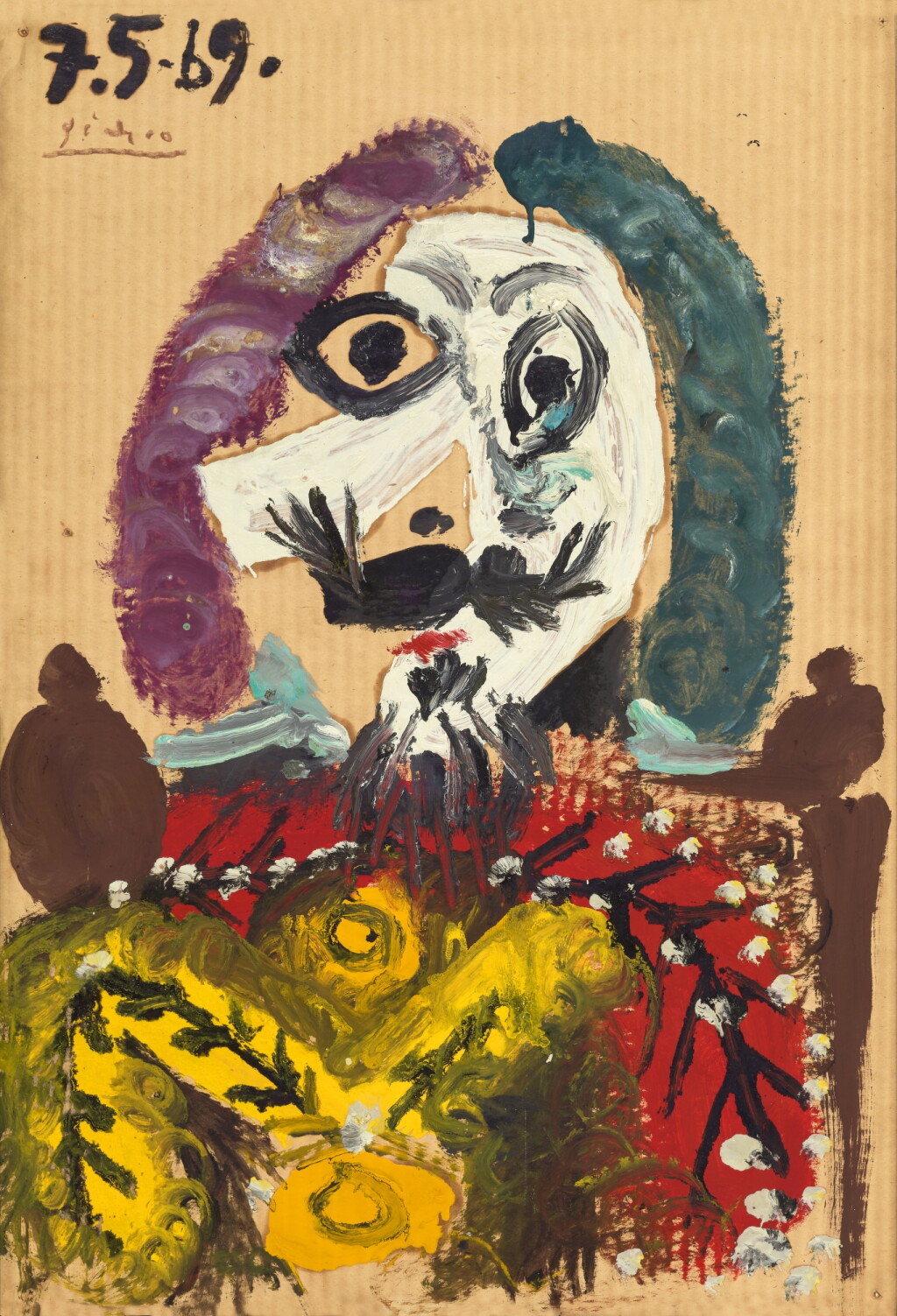 全螢幕檢視 - 查看16Pablo Picasso 巴布羅・畢加索 | Buste d'homme 男子半身像的1