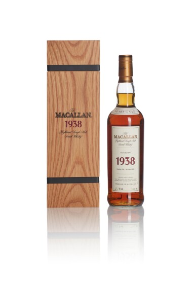 View full screen - View 1 of Lot 21. The Macallan Fine & Rare 31 Year Old 43.0 abv 1938 .