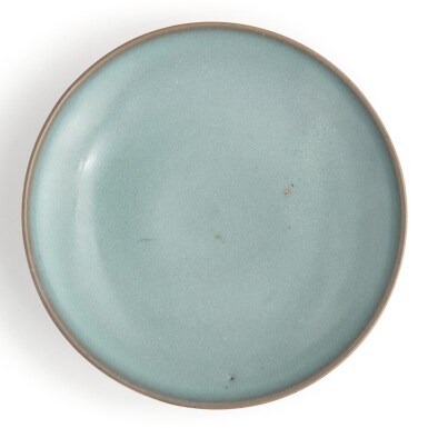 View full screen - View 1 of Lot 113. A 'Jun' sky-blue-glazed dish, Northern Song dynasty | 北宋 鈞窰天藍釉盤.