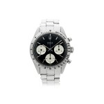ROLEX | REFERENCE 6239 'DOUBLE SWISS UNDERLINE' DAYTONA A STAINLESS STEEL CHRONOGRAPH WRISTWATCH WITH REGISTERS, CIRCA 1963