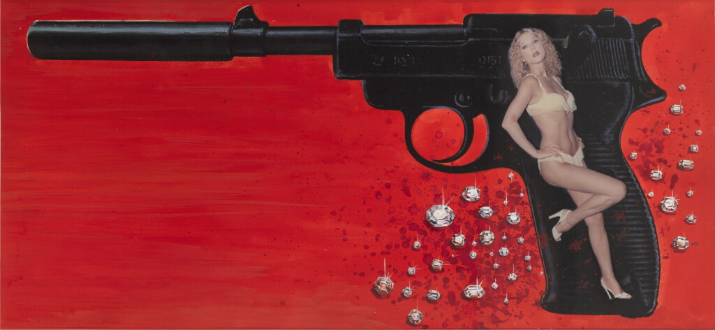 View full screen - View 1 of Lot 15. Diamanti Sporchi di Sangue/ Blood and Diamonds (1978), original concept artwork, Italian.