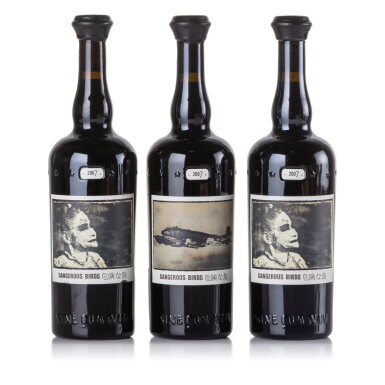 View full screen - View 1 of Lot 261. Sine Qua Non, Dangerous Birds, Eleven Confessions Syrah 2007 (3 BT).