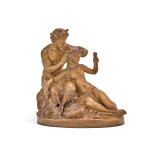 Satyre couronnant une Bacchante (Satyr crowning a Bacchante)