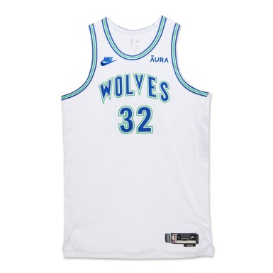 View full screen - View 1 of Lot 12. Karl-Anthony Towns Minnesota Timberwolves 2023-2024 Game Worn Classic Edition Jersey | Matched to 2 Games .