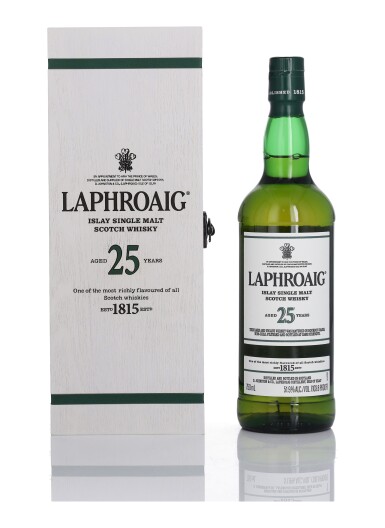 View full screen - View 1 of Lot 205. Laphroaig 25 Year Old 51.9 abv NV (1 BT 75cl).