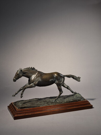 View full screen - View 1 of Lot 33. JOHN RATTENBURY SKEAPING | GALLOPING STALLION.