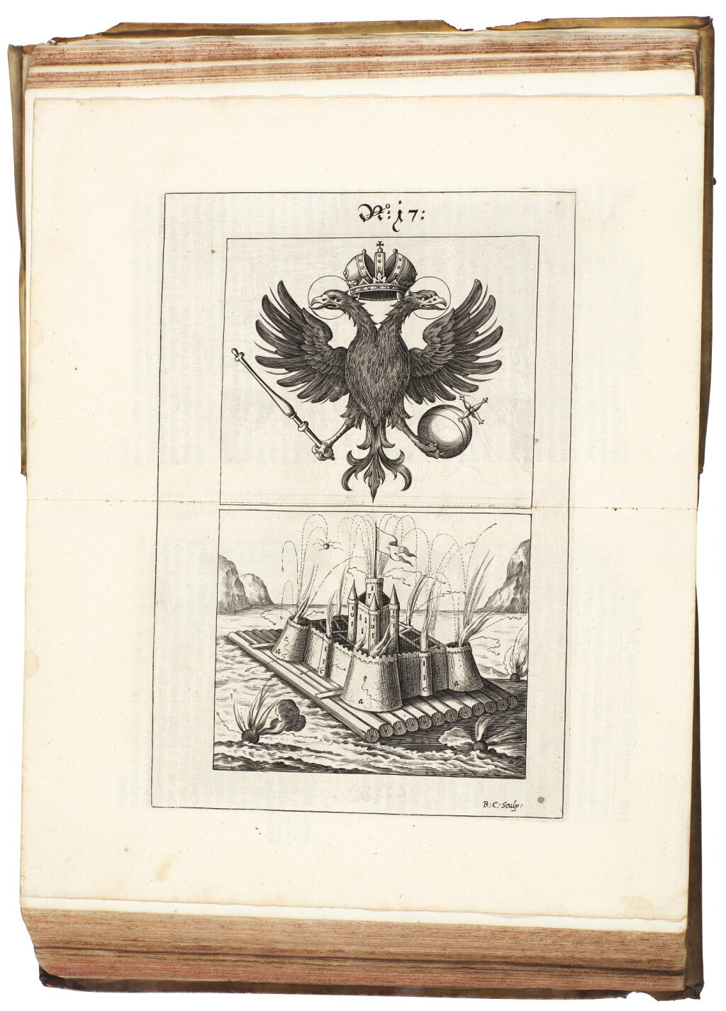 View full screen - View 1 of Lot 198. Furttenbach, Halinitro-pyrobologia, 1627; Architectura universalis, 1635; Buchsenmeisterey-Schul, 1643, vellum.