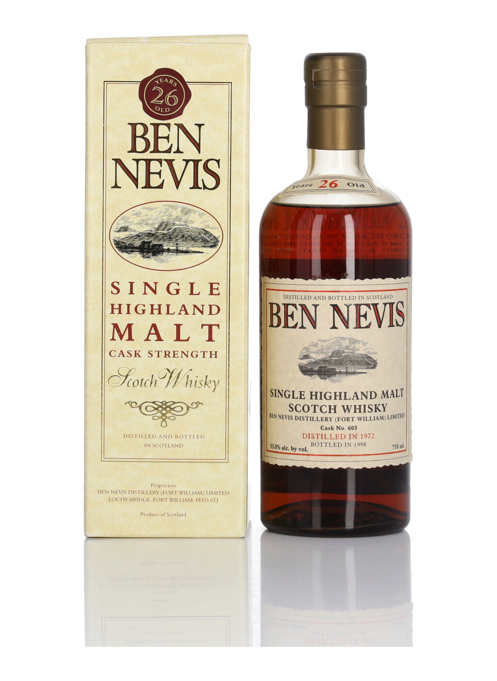 View full screen - View 1 of Lot 54. Ben Nevis 26 Year Old 53.0 abv 1972 (1 Bottle 75cl).