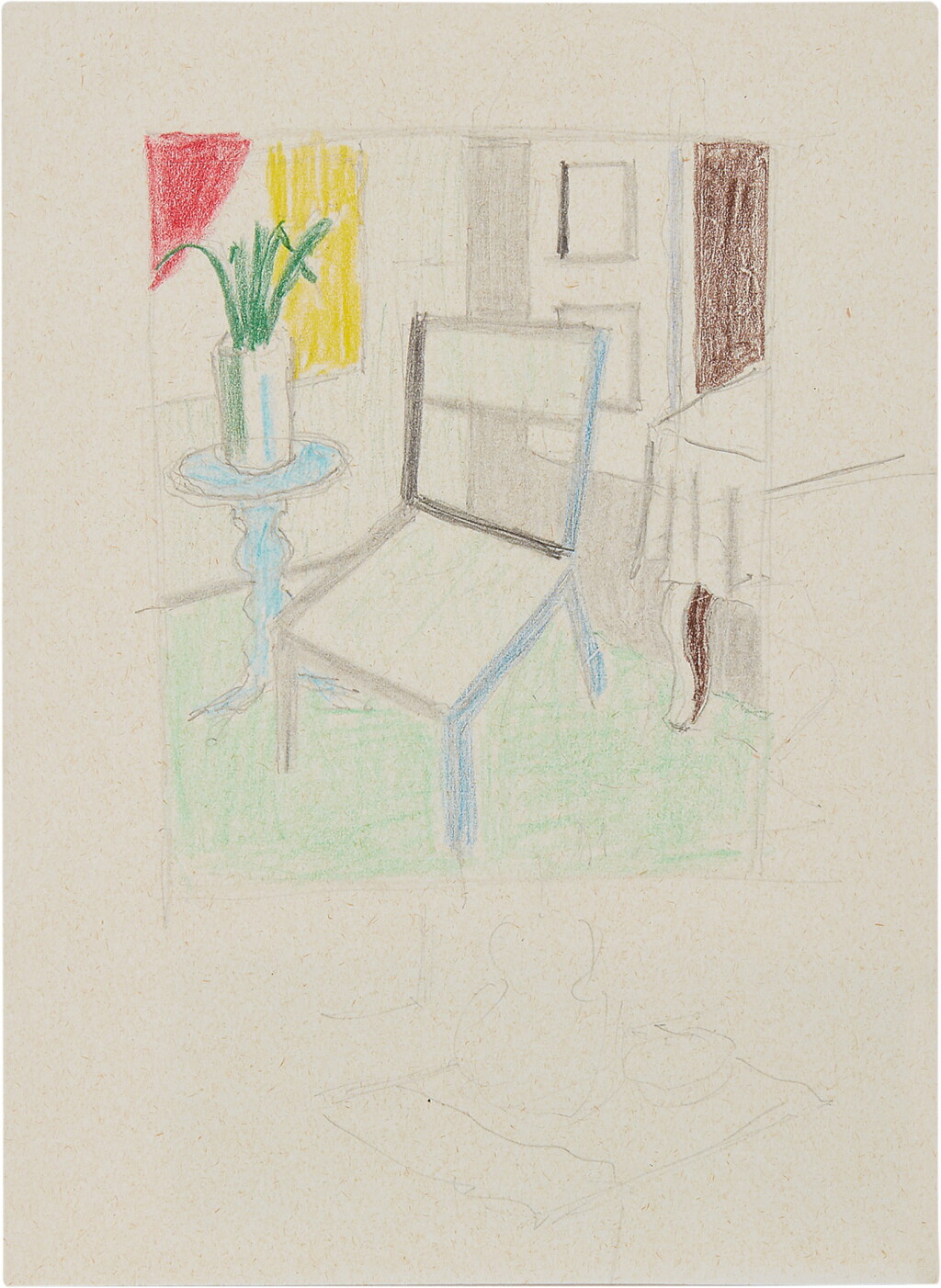 View full screen - View 1 of Lot 540. Interior without Ashtray (Study) .