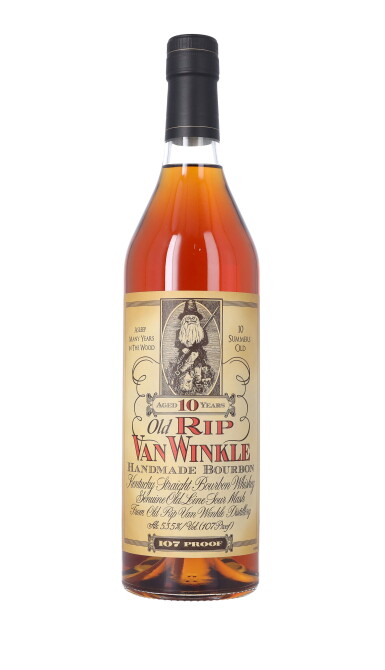 View full screen - View 1 of Lot 599. Old Rip Van Winkle 10 Year Old 107 proof NV (1 BT75).