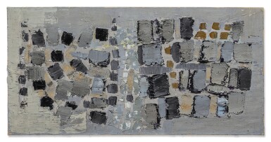 View full screen - View 1 of Lot 122. Composition en noir et blanc (Les pavés).