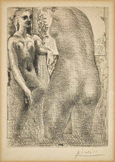 View full screen - View 1 of Lot 12. Modèle et grande sculpture de dos (B. 186; Ba. 345).