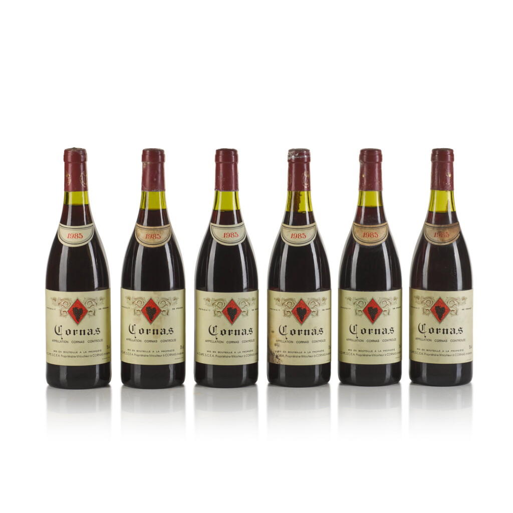 View full screen - View 1 of Lot 116. Cornas 1985 Auguste Clape (11 BT).