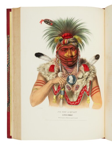 View full screen - View 1 of Lot 33. McKenney, Thomas L. and James Hall | An exceptional copy of one of the great color plate books of nineteenth-century America.