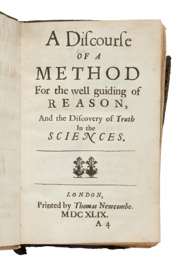 View full screen - View 1 of Lot 1183. Descartes, René | "I think, therefore, I am".