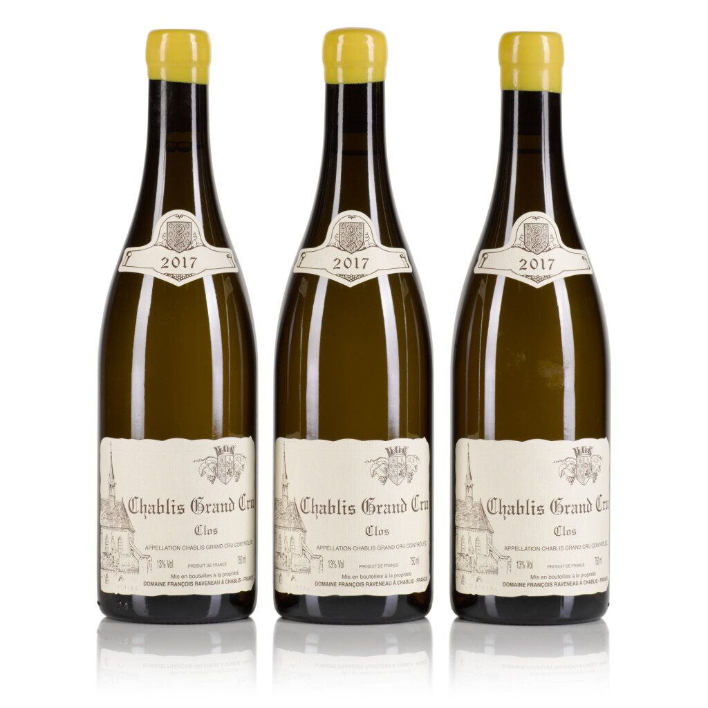 View full screen - View 1 of Lot 611. Chablis, Les Clos 2017 Domaine Raveneau (3 BT).