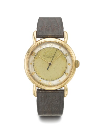 View full screen - View 1 of Lot 179. VACHERON CONSTANTIN | A YELLOW GOLD CENTER SECONDS WRISTWATCH CIRCA 1980.