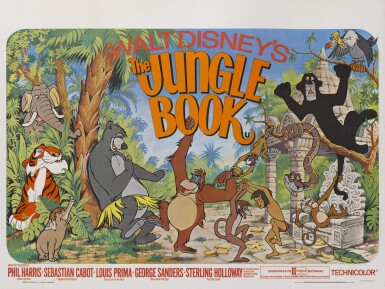 View full screen - View 1 of Lot 12. THE JUNGLE BOOK (1967) POSTER, BRITISH .