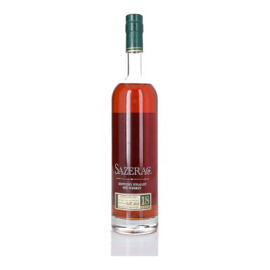 View full screen - View 1 of Lot 161. Sazerac Rye 18 Year Old 2013 Release 90 Proof 1985 (1 BT 75cl).