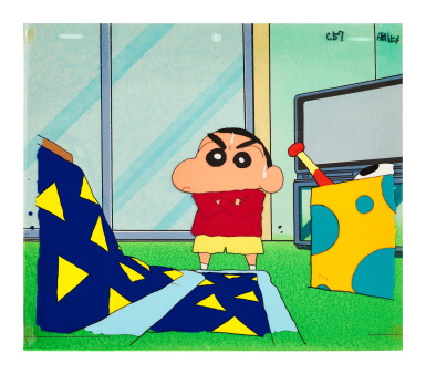View full screen - View 1 of Lot 37. CRAYON SHIN-CHAN BY SHIN-EI ANIMATION 蠟筆小新 by 新銳動畫 | SHINNOSUKE NOHARA ANIMATION CEL 野原新之助動畫手稿.