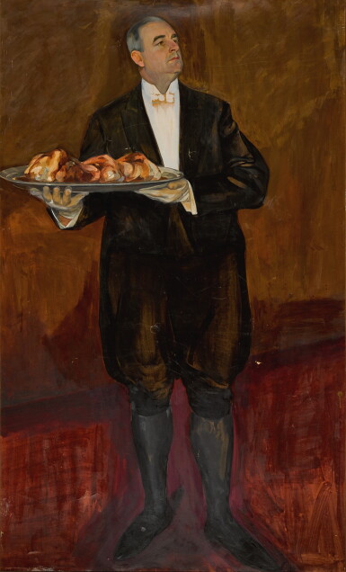 View full screen - View 1 of Lot 18. SAVELY ABRAMOVICH SORINE | THE BUTLER.