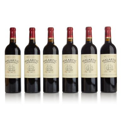 View full screen - View 1 of Lot 187. Château Malartic La Gravière 2006 (12 BT).