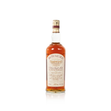 View full screen - View 1 of Lot 227. Bowmore 21 Year Old 43.0 abv NV (1 BT75).