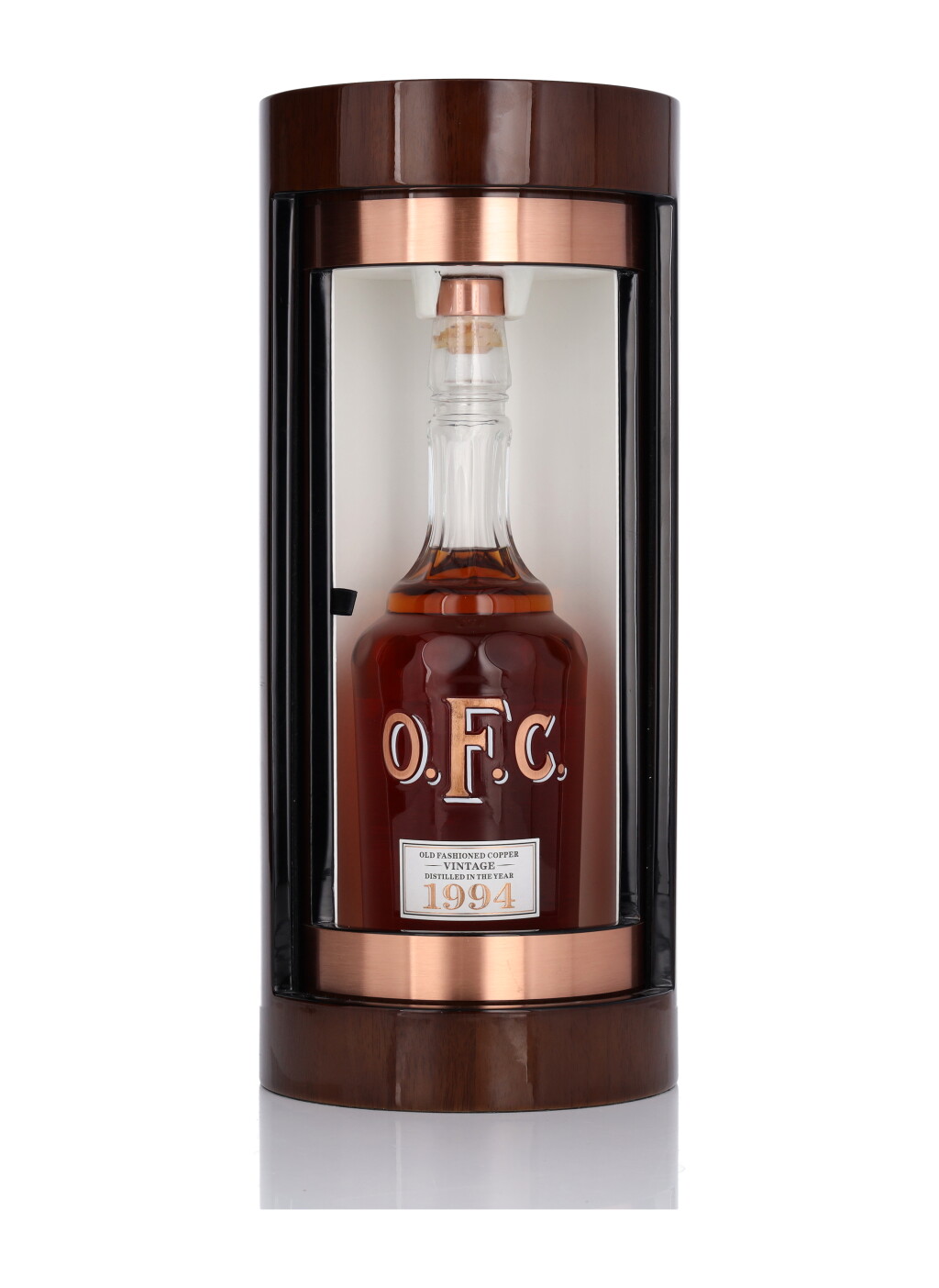 View full screen - View 1 of Lot 178. O.F.C. Old Fashion Copper Bourbon 90 Proof 1994 (1 BT 75cl).