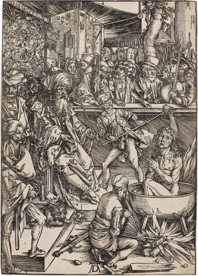View full screen - View 1 of Lot 3. The Torture of St. John the Evangelist (B. 61; M., Holl. 164).