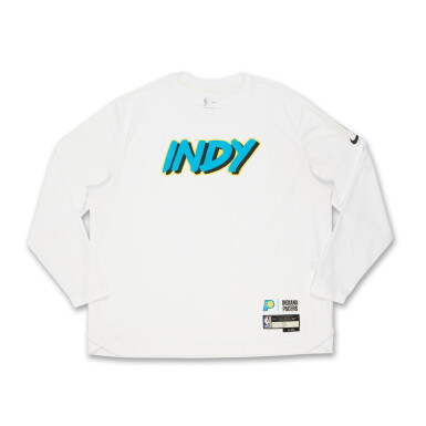 View full screen - View 1 of Lot 88. Jarace Walker Indiana Pacers 2024-25 City Edition Warmup Set.