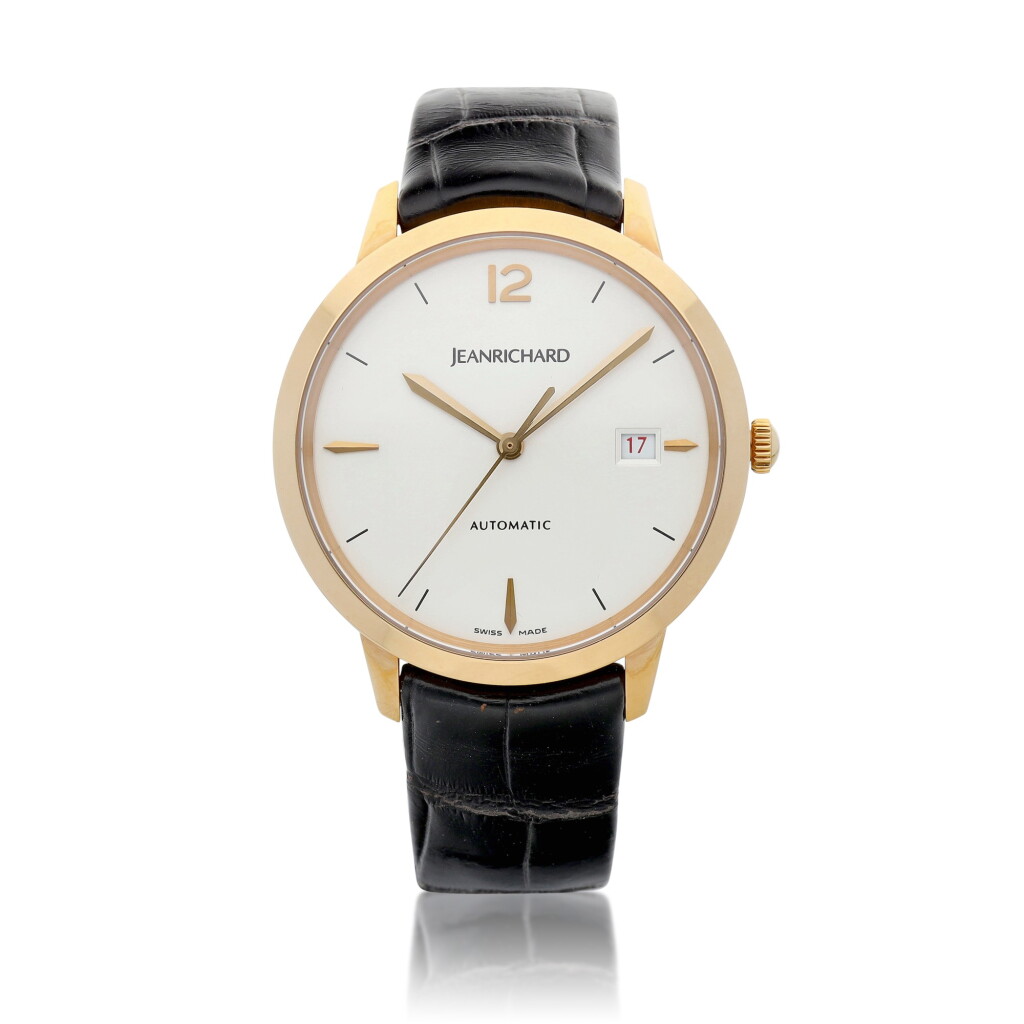 View full screen - View 1 of Lot 8133. Reference 60119, A pink gold wristwatch with date, Circa 2014 | 型號60119 粉紅金腕錶,備日期顯示,約2014年製.