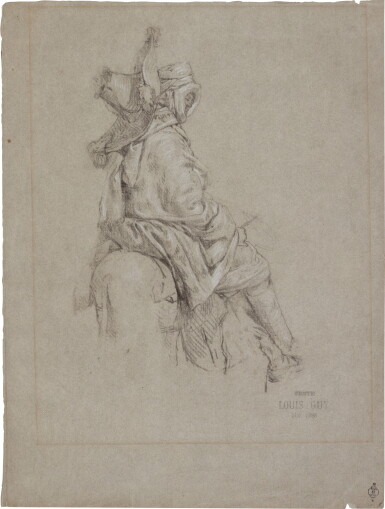 View full screen - View 1 of Lot 70. An Arab on horseback.