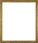 A fine, large late 17th-century British Baroque carved giltwood frame