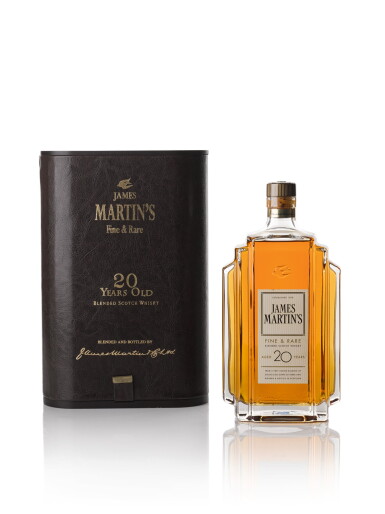View full screen - View 1 of Lot 104. James Martin’s Fine and Rare 20 Years Old Blended Scotch Whisky 47.0 abv NV .