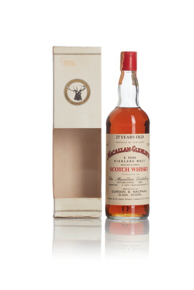 View full screen - View 1 of Lot 41. Macallan Glenlivet Gordon & MacPhail 25 Year Old 43.0 abv NV .